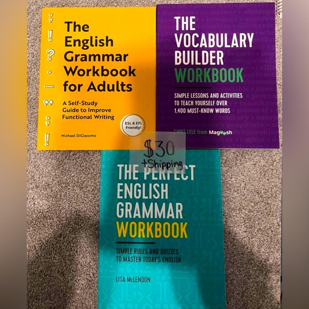 Grammar, Vocabulary and English Books